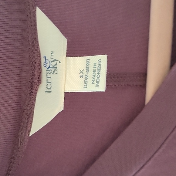 Rose tshirt dress with pockets - Picture 3 of 4